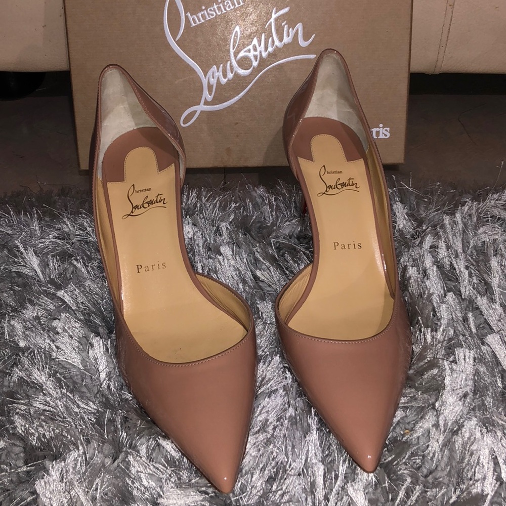 Louboutin 70mm Iriza Tan